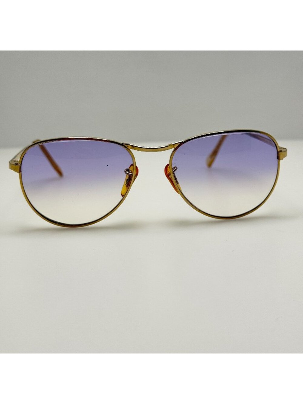 Em Kick Sterling Opt Eyeglasses Eye Glasses Frames Gold Japan 48-16